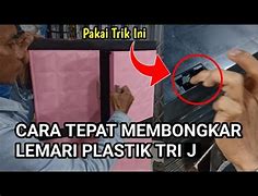 Cara Membongkar Lemari Plastik